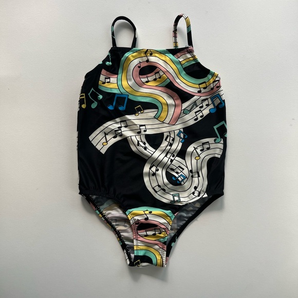 Mini Rodini Toddler Girl One Piece Swimsuit Size 92/98 (1.5 -3 yrs) - Picture 1 of 3